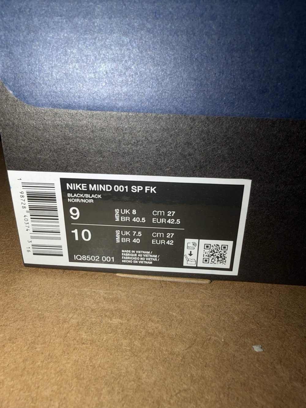 Nike mind fragment slides- size 9 - Picture 3 of 5